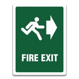 FIRE EXIT RIGHT SIGN